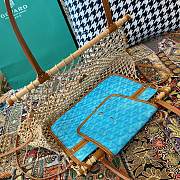 	 Goyard Net Aligre Tote Blue Size 30x34x7cm - 2