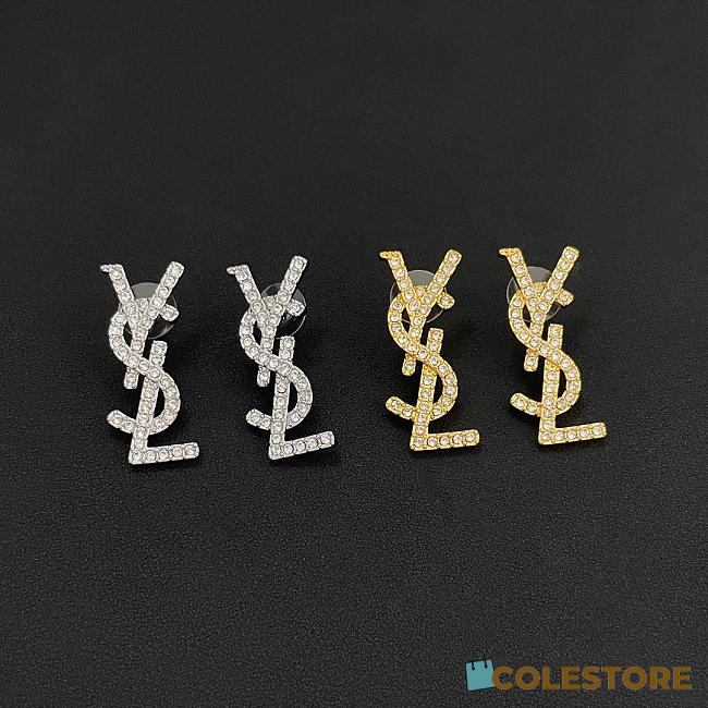 YSL Earrings Gold/ Silver - 1