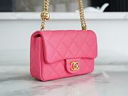 Chanel 23P Caviar Mini Pink Size 19×12×8cm - 3