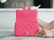Chanel 23P Caviar Mini Pink Size 19×12×8cm - 6