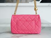 Chanel 23P Caviar Mini Pink Size 19×12×8cm - 5