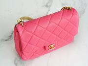 	 Chanel 23P Caviar Mini Pink 14×20×8cm - 4
