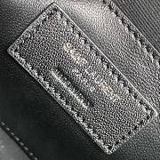 Saint Laurent Black & Silver Croc Small Kate Tassel Bag 20x5x12.5 - 2