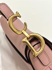 Dior Saddle Pink 21×18×5cm - 6