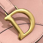 Dior Saddle Pink 21×18×5cm - 4