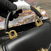 Dolce and Gabbana Black Small Devotion Black Bag 19x4.5x13cm - 4