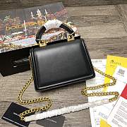 Dolce and Gabbana Black Small Devotion Black Bag 19x4.5x13cm - 6