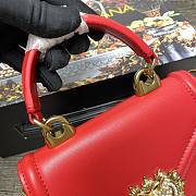	 Dolce and Gabbana Black Small Devotion Black Red 19x4.5x13cm - 6