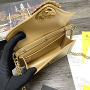 	 Dolce and Gabbana Black Small Devotion Gold Bag 19x4.5x13cm - 2