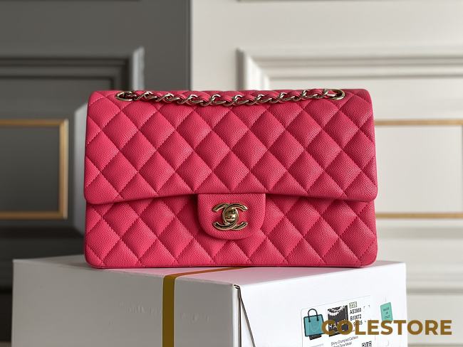 Chanel CF Flap Bag Pink Classic  25.5*15.5*6.5cm - 1