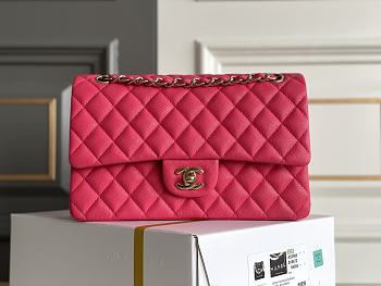 Chanel CF Flap Bag Pink Classic  25.5*15.5*6.5cm