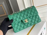 	 Chanel CF Flap Bag Green Classic 23x14.5x6cm - 5