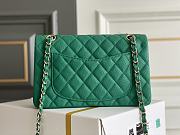 	 Chanel CF Flap Bag Green Classic 23x14.5x6cm - 4