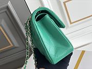 	 Chanel CF Flap Bag Green Classic 23x14.5x6cm - 2