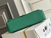 	 Chanel CF Flap Bag Green Classic 25.5x15.5x6.5 - 6