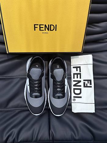 Fendi Men's Monster Running Trainers In Anthracite Black Size 39-44