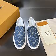 Louis Vuitton Monogram Blue Beverly Hill Slip-on - 1