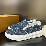 Louis Vuitton Monogram Blue Beverly Hill Slip-on - 2