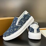 Louis Vuitton Monogram Blue Beverly Hill Slip-on - 3