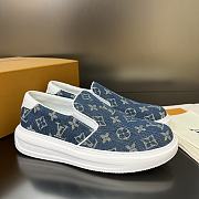 Louis Vuitton Monogram Blue Beverly Hill Slip-on - 4