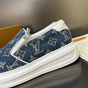 Louis Vuitton Monogram Blue Beverly Hill Slip-on - 5