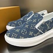 Louis Vuitton Monogram Blue Beverly Hill Slip-on - 6