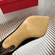 Women Valentino Vlogo Patent Pump Black Size 35-39 - 5