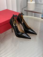 Women Valentino Vlogo Patent Pump Black Size 35-39 - 3