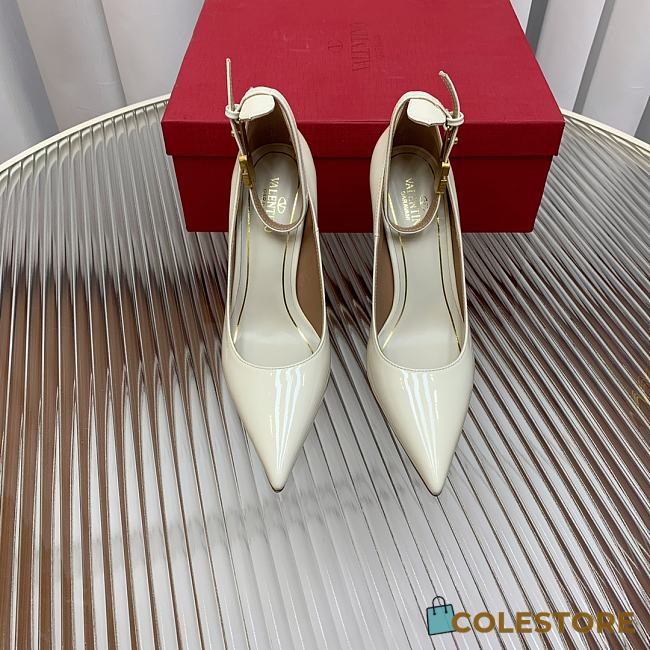 	 Women Valentino Vlogo Patent Pump White Size 35-39 - 1