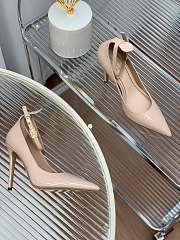	 Women Valentino Vlogo Patent Pump Beige Size 35-39 - 2