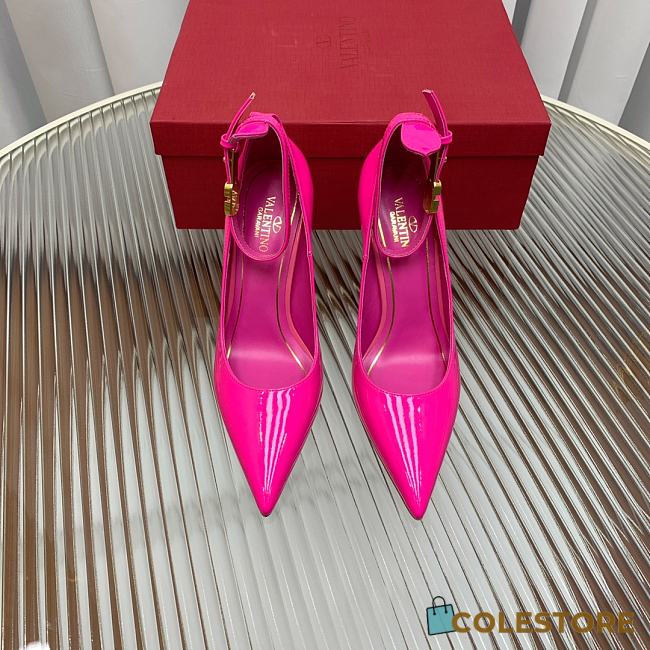 	 Women Valentino Vlogo Patent Pump Pink Size 35-39 - 1