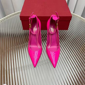 	 Women Valentino Vlogo Patent Pump Pink Size 35-39