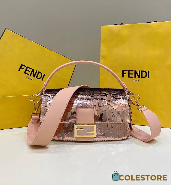 Fendi Baguette Pink One Size 26x7x13cm  - 1