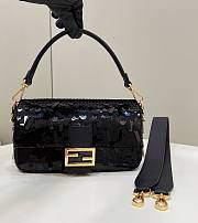 	 Fendi Baguette Black Size 26x7x13cm - 1