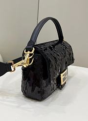 	 Fendi Baguette Black Size 26x7x13cm - 4
