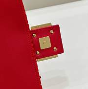 	 Fendi Baguette Red One Size 26x7x13cm - 5