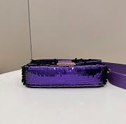 	 Fendi Baguette Dark Purple One Size 26x7x13cm - 6