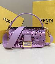	 Fendi Baguette Light Purple One Size 26x7x13cm - 1