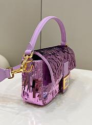 	 Fendi Baguette Light Purple One Size 26x7x13cm - 6