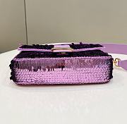 	 Fendi Baguette Light Purple One Size 26x7x13cm - 5