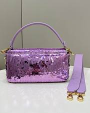 	 Fendi Baguette Light Purple One Size 26x7x13cm - 4