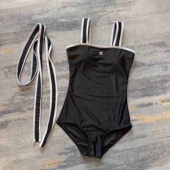 Chanel Swimsuit Black 