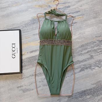 Versace Swimsuit Green