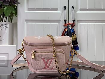 Louis Vuitton Mini Pumbag Pink Size 17×12×9.5cm