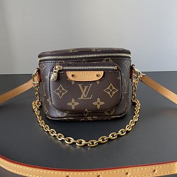 	 Louis Vuitton Mini Pumbag Brown Size 17×12×9.5cm