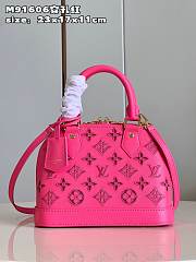 	 Louis Vuitton Alma BB Pink Leather Bag M22878 - 1