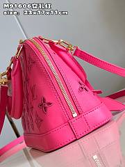 	 Louis Vuitton Alma BB Pink Leather Bag M22878 - 6