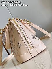 	 Louis Vuitton Alma BB Black Leather Bag M22878  - 2