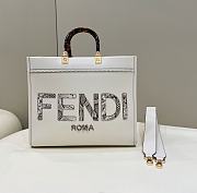 Fendi Sunshine Medium Python White Size 36×12×31cm - 1