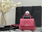 Chanel Coco Caviar Pink Mini Size 13x19x9cm - 1